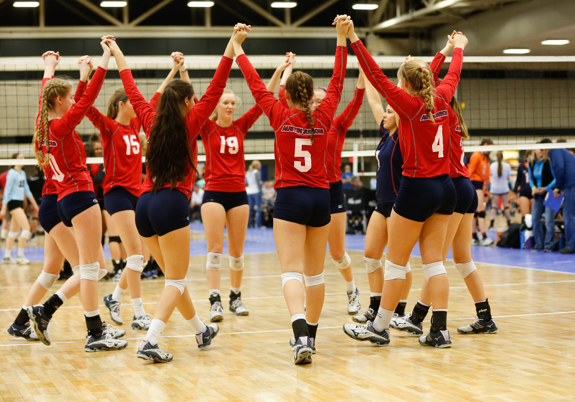 LSC_2016_24067 Austin Juniors Volleyball competes at the Lone Star Classic Volleyball Tournament in Dallas, Texas on April 23, 2016. (Photo by/Sharon Ellman)
